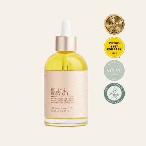 Stretch Mark Belly & Body Oil - 100% Natural – PURE MAMA Skincare USA