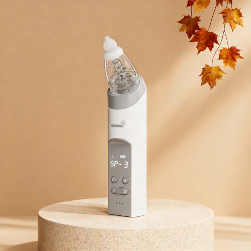 Adjustable Suction Nasal Aspirator with 3 Soft Tips