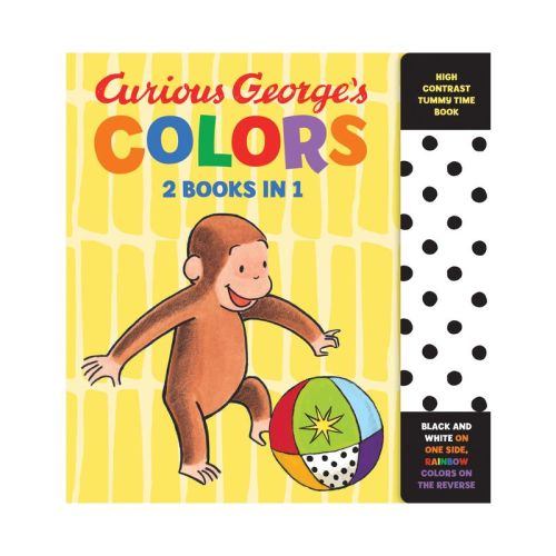 Curious George's Colors: High Contrast Tummy Time Book - (Curious Baby Curious George) by H A Rey (Board Book)