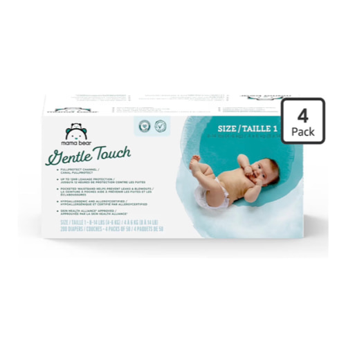 Diapers Size 1 (200 Count): Mama Bear