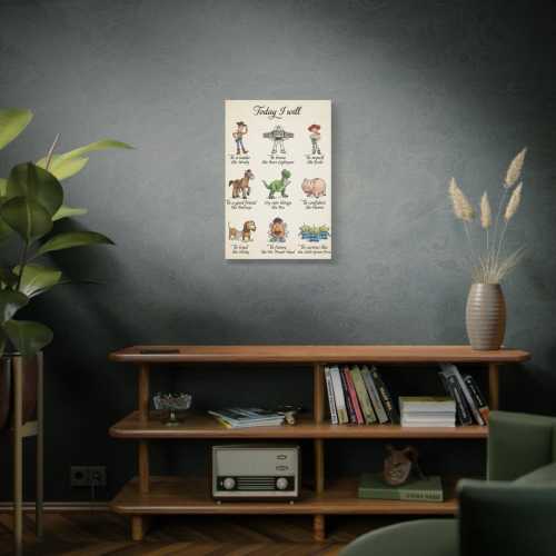 Toy Story Nursery Decor Today I Will Affirmations