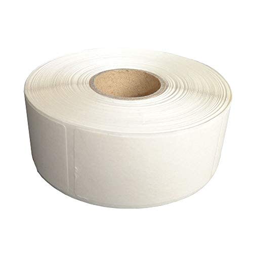 L LIKED Blank White 1 x 2 Inch Dissolvable Labels for Food Rotation Prep roll of 500