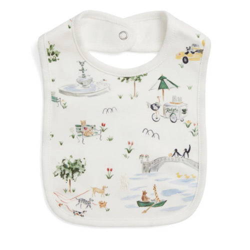 RL Baby x Riley Sheehey Saturday in The Park Bib | Over The Moon