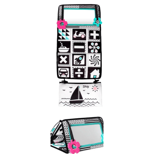 Montessori Tummy Time Mirror & Sensory Toy – Skaldo & Malin