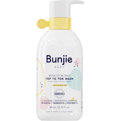 Bunjie - Born to Be Mild Top to Toe Wash - Prebiotic and Probiotic Baby Skincare 300ml