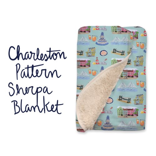 Sherpa Blanket Charleston SC Print