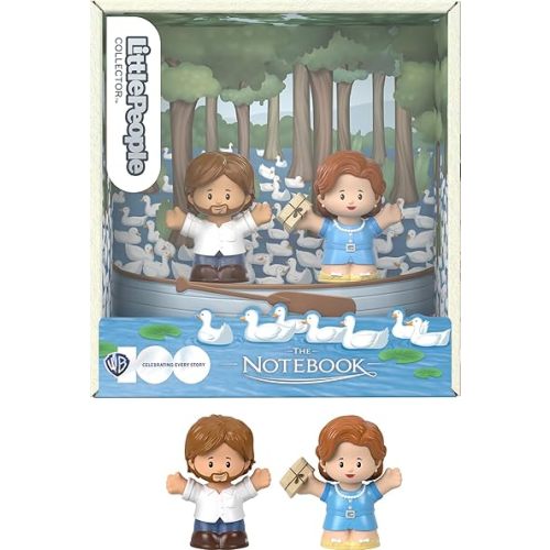 Little People Collector The Notebook Movie Special Edition Set for Adults & Fans, Allie & Noah Figures in Display Package