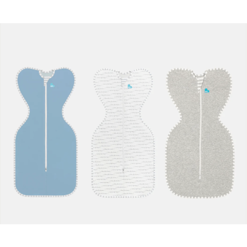 Swaddle Up Starter Bundle 1.0 TOG | Dusty Blue | Gray | White Dreamer