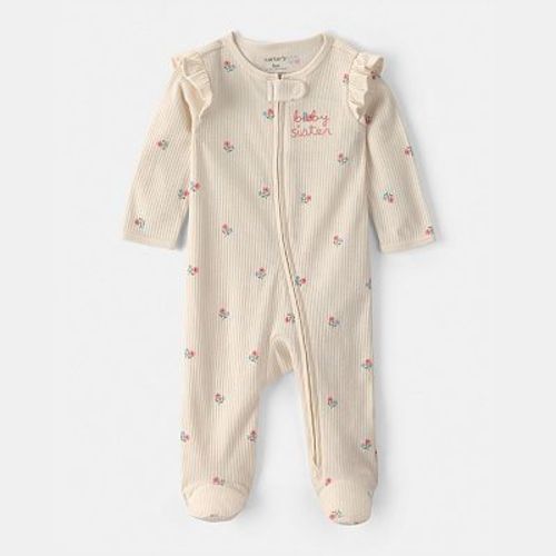 Baby Girl Carter's 'Baby Sister' Snug Fit Sleep & Play Pajamas