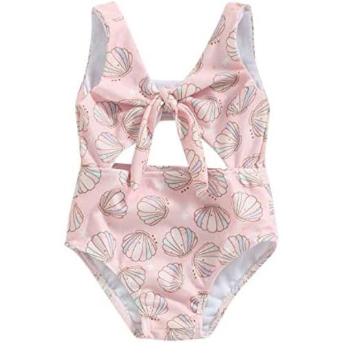 Toddler Baby Girls Swimwear Infant One Piece Swimsuit Bikini Sleeveless Hollow Bathing Suit Summer Beach Wear Outfit