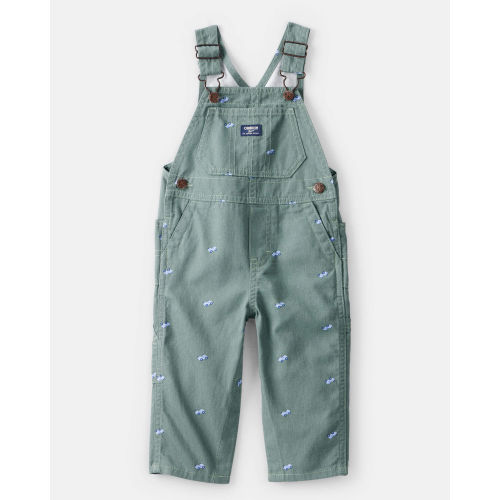 Baby Race Car Print Overalls - Green - OshKosh B'gosh | Carter's