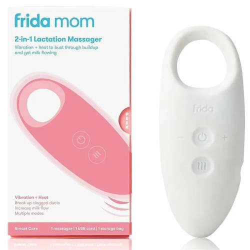Frida Mom - 2-In-1 Heat And Vibration Lactation Massager