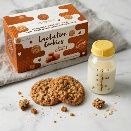 Salted Caramel Lactation Cookies | Lactation Treats – Milky Mama