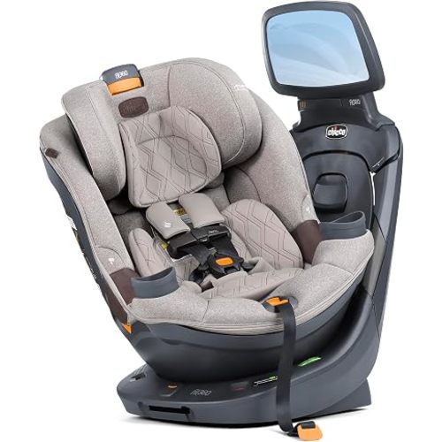 Chicco Fit360 Rotating Convertible Car Seat with Mirror, Rear-Facing