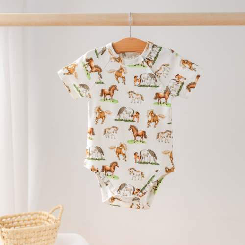 Saddle Up Organic Cotton Onesie