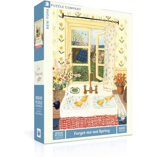 New York Puzzle Company - Loré Pemberton Forget-me-not Spring - 1000 Piece Jigsaw Puzzle for Family Game Nights by Loré Pemberton