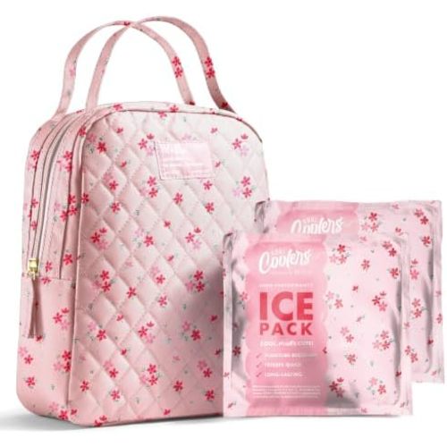 Fit & Fresh Insulated Bottle & Beyond Bag - Baby Bottle Cooler w/Ice Packs