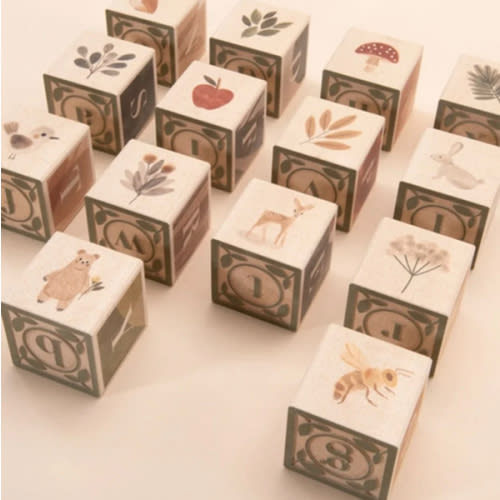 Watercolor ABC Blocks