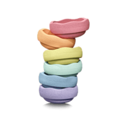 Original Mini rainbow l Stapelstein® (pastel color)