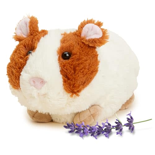 warmies Microwavable & Weighted Stuffed Animals, Guinea Pig - Heated Stuffed Animal Plushie for Warmth & Comfort - Cute Soft Plush Toys for Adults & Children (Boys, Girls, Babies & Toddlers)