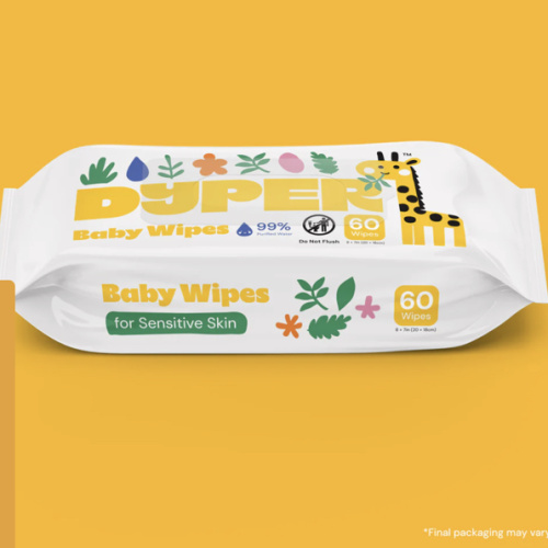 Natural Baby Wipes 99% Water | Hypoallergenic | DYPER