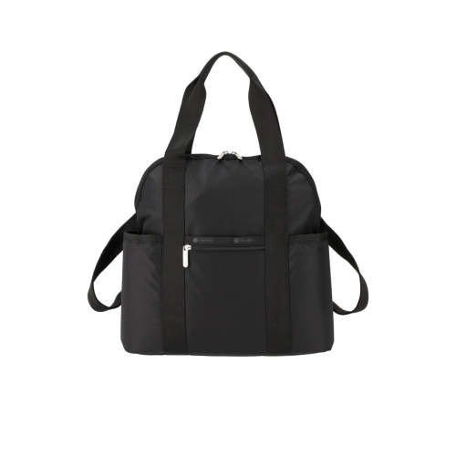 Solid Black Double Trouble Backpack | LeSportsac