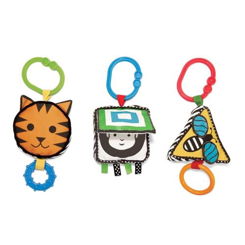 Travel Toy, Wimmer Ferguson Clip And Discover Shapes By Manhattan Toy