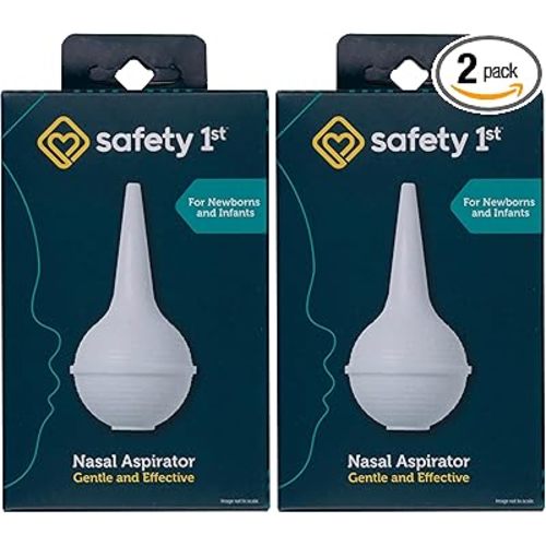 Safety 1st Nasal Aspirator, White, One Size (Pack of 2)
