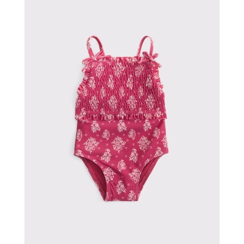 baby smocked swimsuit