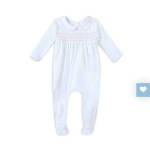 Lizzie's Classics Smocked Footie - Pink – Magnolia Baby