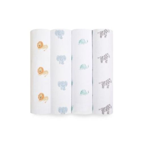 Baby's 4-Pack Animal Kingdom Swaddles Set