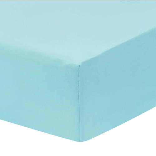 Everyday Kids Fitted Crib Sheet - Aqua
