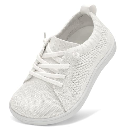 LeIsfIt Toddler Shoes Girls Boys Wide Shoes Kids Zero Drop Minimalist Sneakers Barefoot Slip on Tennis Sneakers
