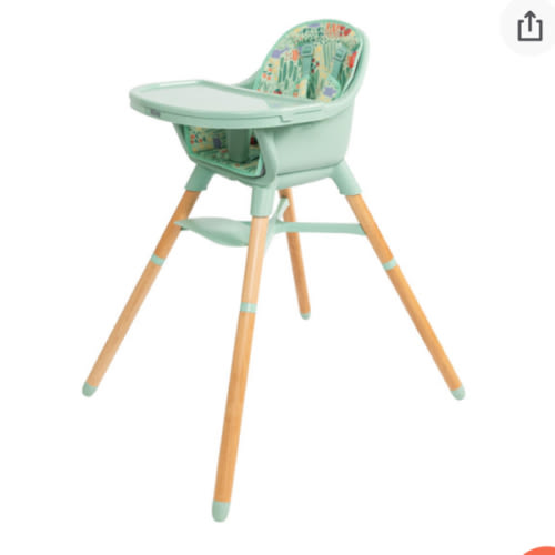 4-in-1 Multi-Use High Chair | Green Garden