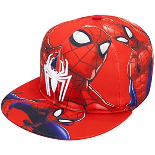 Marvel Spiderman Hat for Boys, Breathable Spiderman Baseball Cap for Toddlers, Boys Ages 3-9