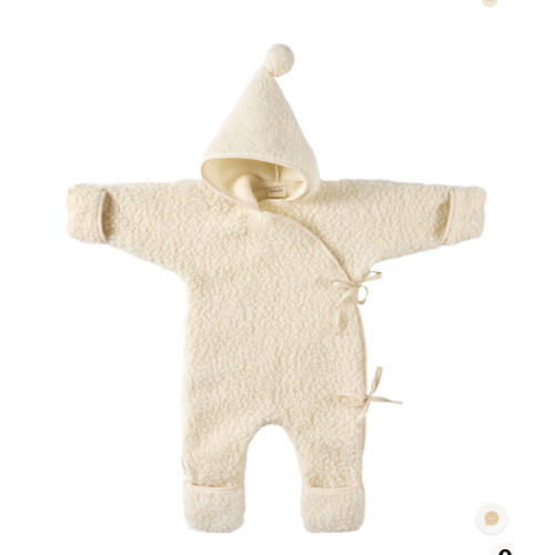 MERINO WOOL SNUGGLESUIT BABY ROMPER – BINIBAMBA