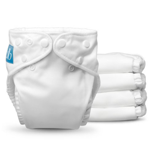 Charlie Banana One Size Reusable Cloth Diaper - 5ct - White