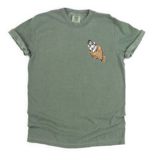 S.W.Smiley Taiyaki - Women's Garment Dyed Graphic T-Shirt