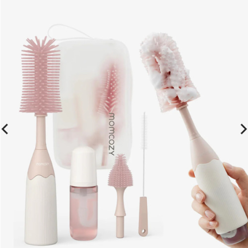Momcozy Innovative Push-Press Design Bottle Brush Kit