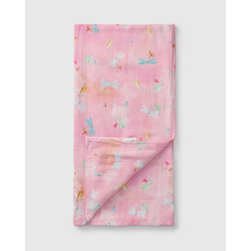Muslin Swaddle - Dancing Dragonflies
