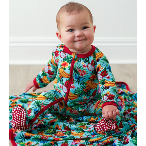 Bestaroo - Super - Soft - Bamboo - Tropical Fruit Footie