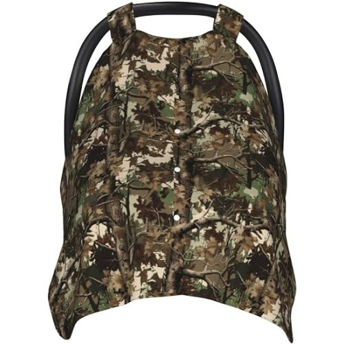 Camo Baby Car Seat Canopy Stroller Cover, Hunting Theme Baby Stuff