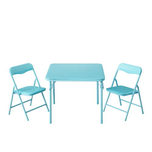 LITTLE NEST KIDS BLUE 3 PIECE TABLE AND CHAIR SET