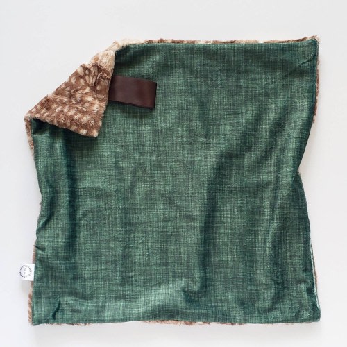 Forest Linen Lovey, Minky Lovey, Faux Fur Lovey, Green Lovey, Neutral Lovey, Boy Lovey, Girl Lovey, Solid Lovey, Linen Lovey, Fawn, Woodland
