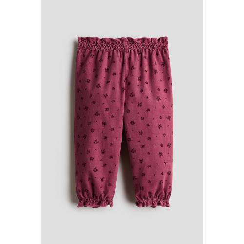 PATTERNED CORDUROY PANTS