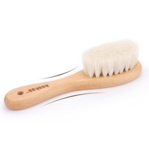 Haakaa Goats Wool Wooden Baby Hairbrush 1 pk 1 PK
