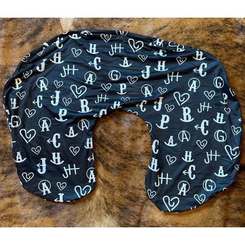 Black brands baby boppy pillow cover