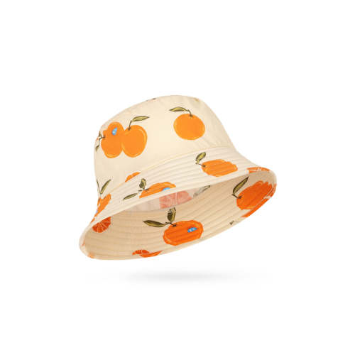 POMIO BUCKET HAT - arancia blu