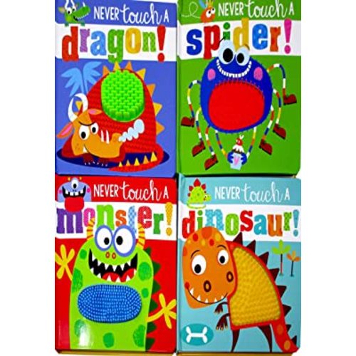 Never Touch Series Collection 4 Books Set (Touch and Feel)