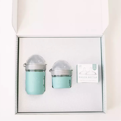 Essential Gift Set | Glass Baby Bottles | Mason Bottle